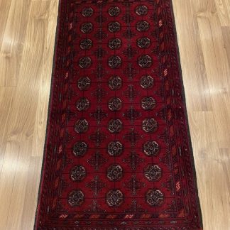 Premium Quality Princess Bokhara Small Wool Persian Rug 106 cm. X 53 cm.