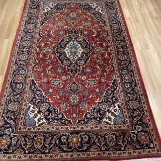 Vintage Persian Kashan 245 cm. X 141 cm. very fine wool rug