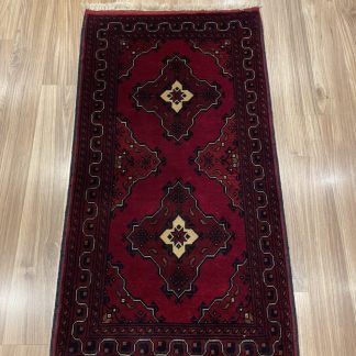 Premium Quality 100 cm. X 53 cm. Persian Tribal Wool Rug