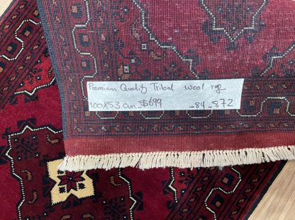 Premium Quality 100 cm. X 53 cm. Persian Tribal Wool Rug