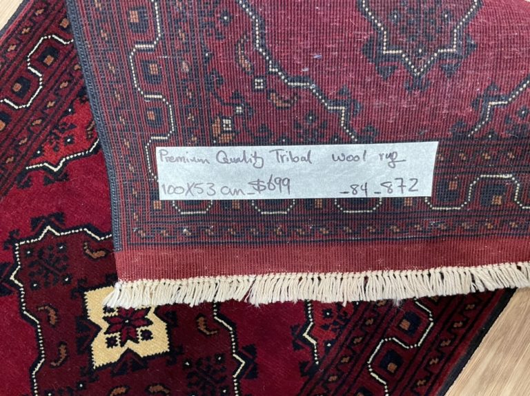 Premium Quality 100 cm. X 53 cm. Persian Tribal Wool Rug