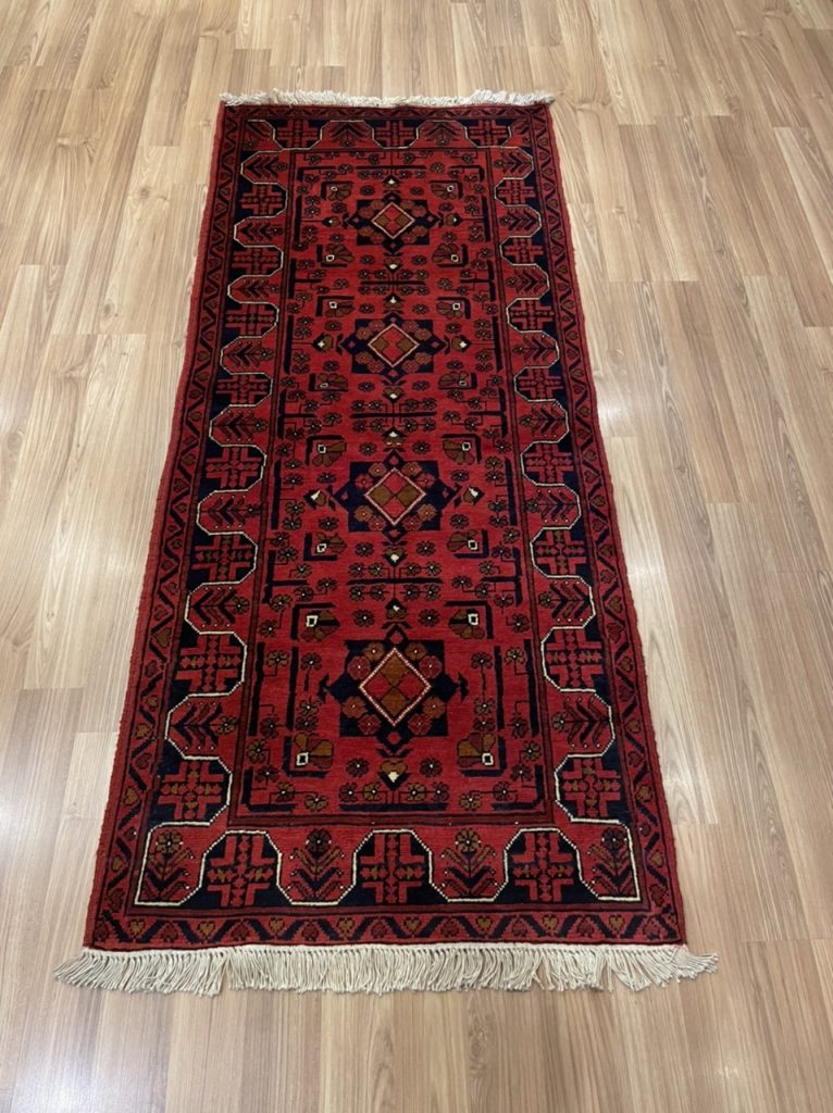 Persian Tribal wool runner rug 189 cm. X 82 cm.