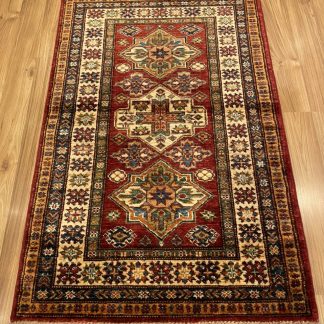 Premium Quality Super Kazak wool rug size 120 cm. X 79 cm. Adelaide rug sale