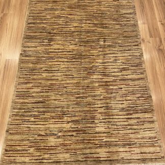 Very Fine Tribal Gabbeh Style Wool Stripe Rug size 145 cm. X 97 cm. Persian rug