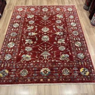 Premium Quality Super Kazak wool rug size 194 cm. X 153 cm.