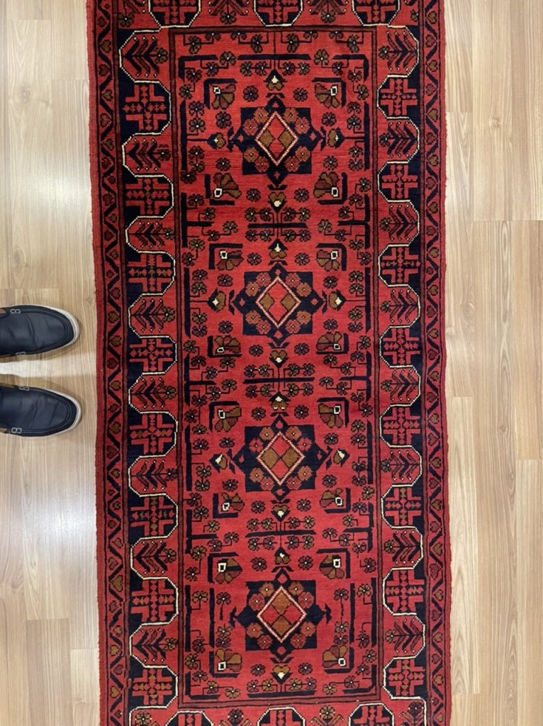 Persian Tribal wool runner rug 189 cm. X 82 cm.