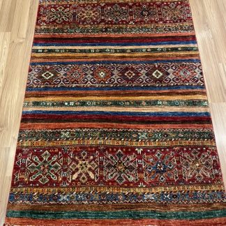 Premium Quality Super Kazak wool rug size 148 cm. X 99 cm. Persian rug