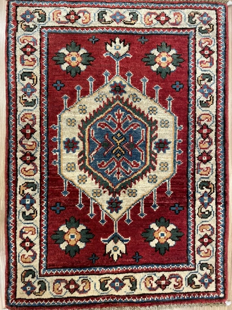 Super Fine Persian Chobi wool rug size 86 cm. X 61 cm.