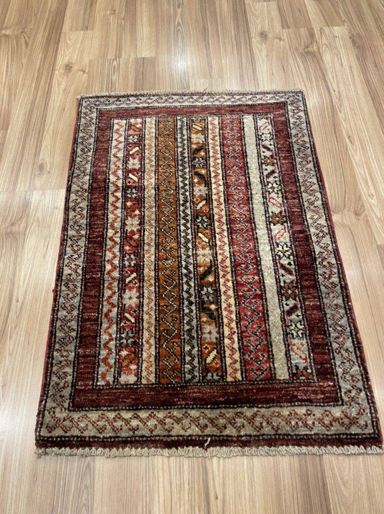 Super Fine Persian Chobi wool rug size 87 cm. X 61 cm.