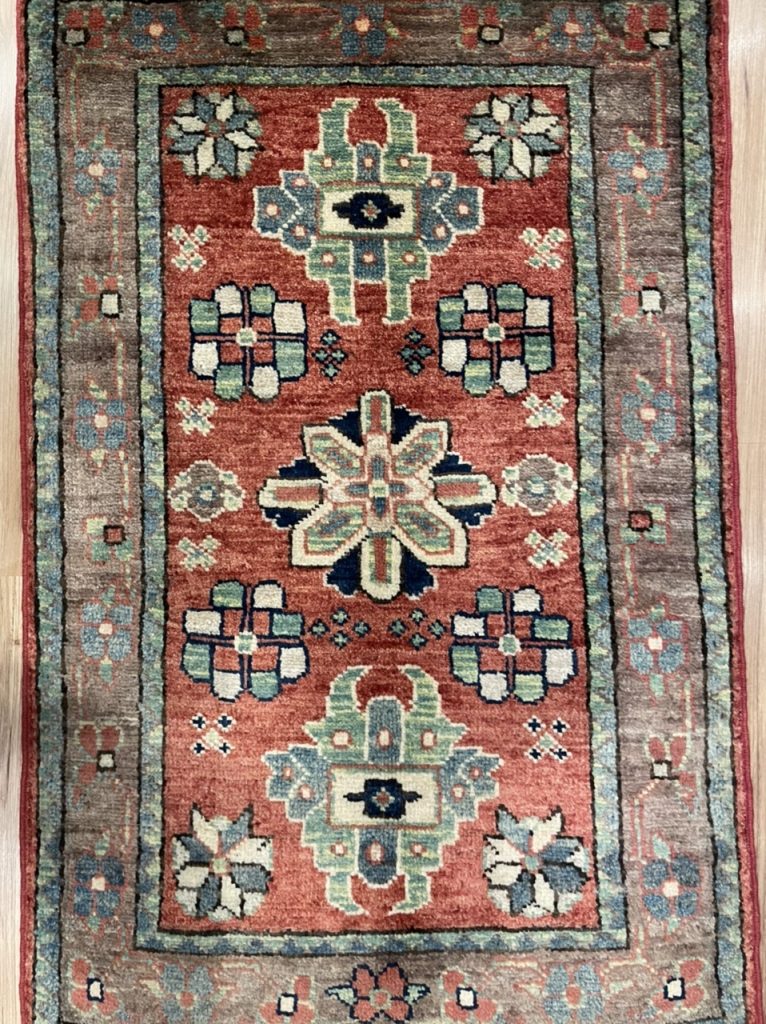 Super Fine Persian Chobi wool rug size 87 cm. X 57 cm.