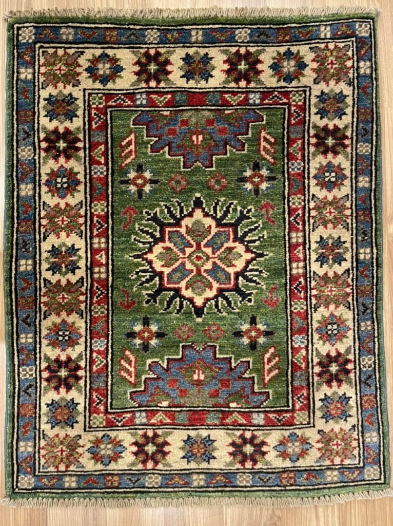 Super Fine Persian Chobi wool rug size 78 cm. X 63 cm.