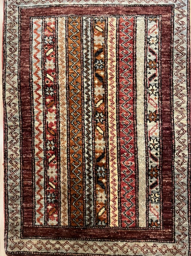 Super Fine Persian Chobi wool rug size 87 cm. X 61 cm.