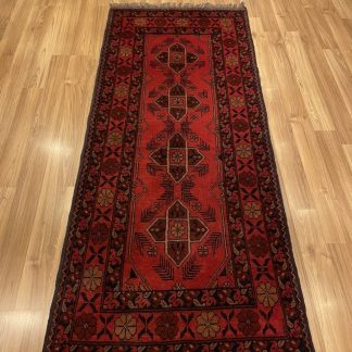 Persian Tribal wool runner rug 193 cm. X 81 cm.