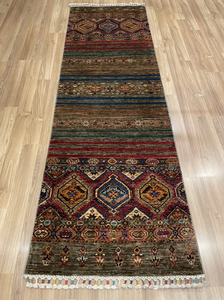 Super Fine Chobi wool runner Persian rug 253 cm. X 79 cm.