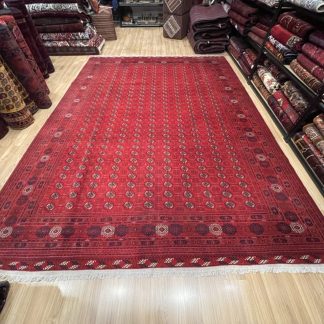 Premium Quality Persian Princess Bokhara 336 cm. X 250 cm. Large Wool Rug