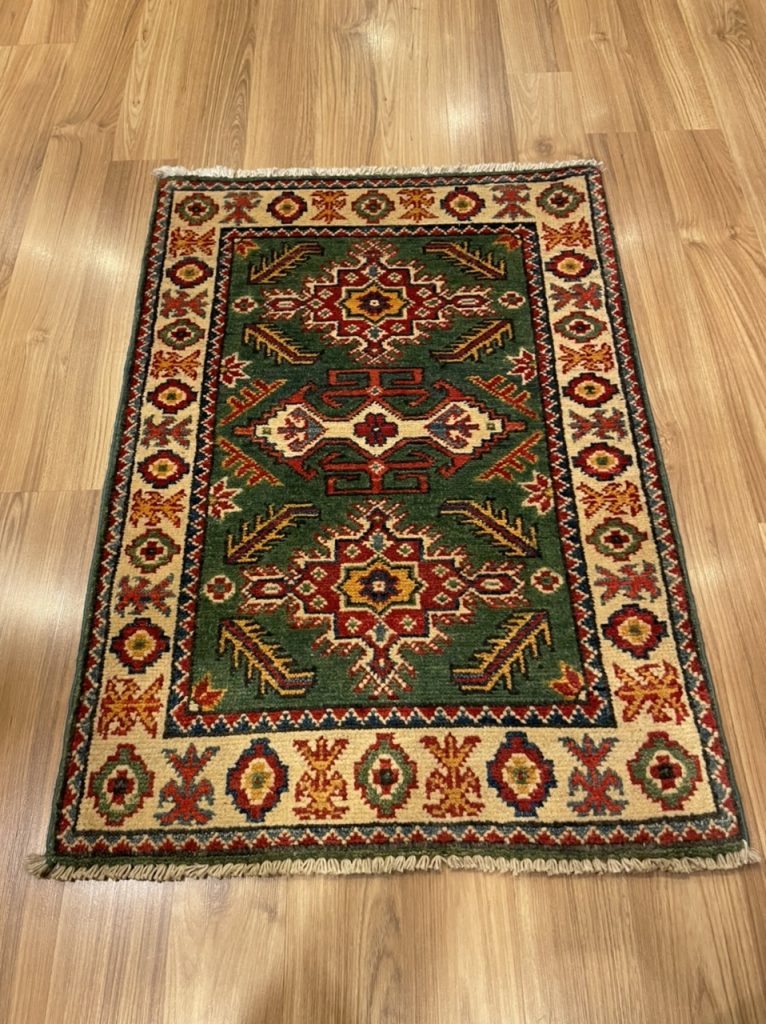 Super Fine Persian Chobi wool rug size 87 cm. X 61 cm.