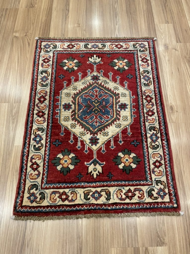 Super Fine Persian Chobi wool rug size 86 cm. X 61 cm.