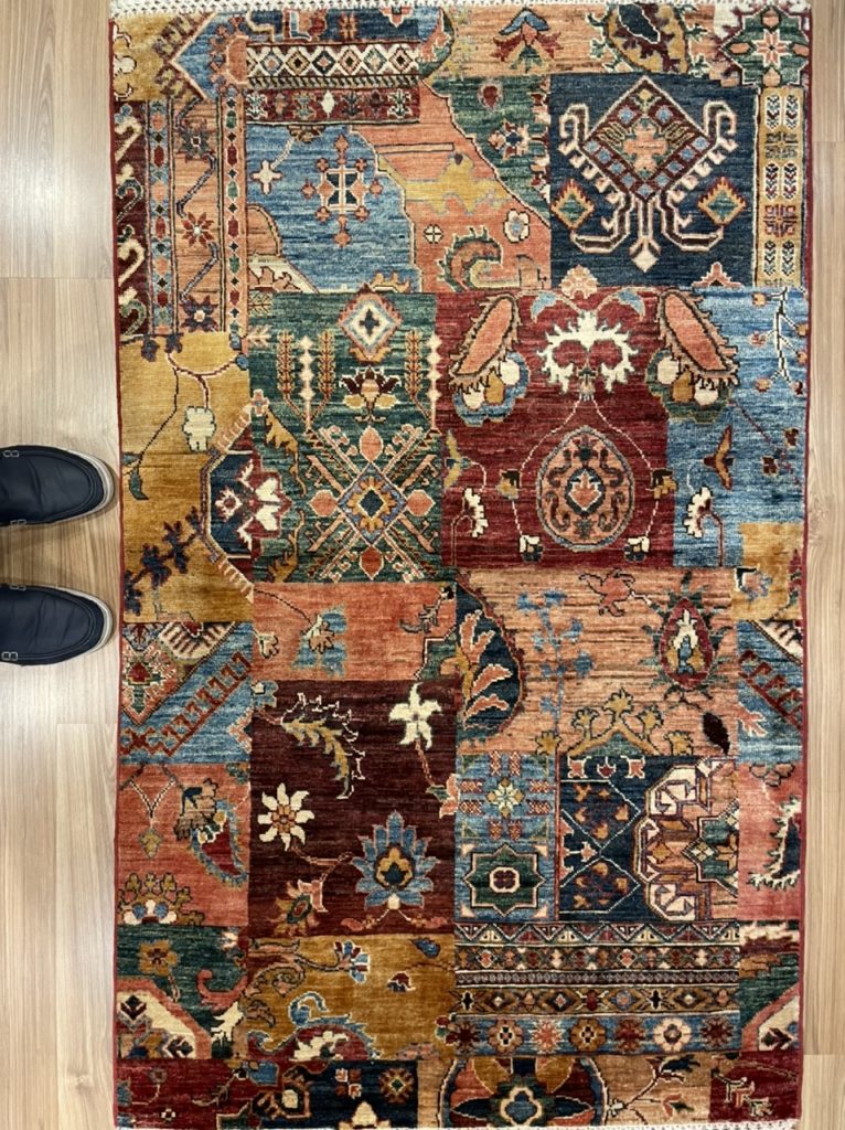 Super Fine Persian Chobi wool rug size 157 cm. X 96 cm.