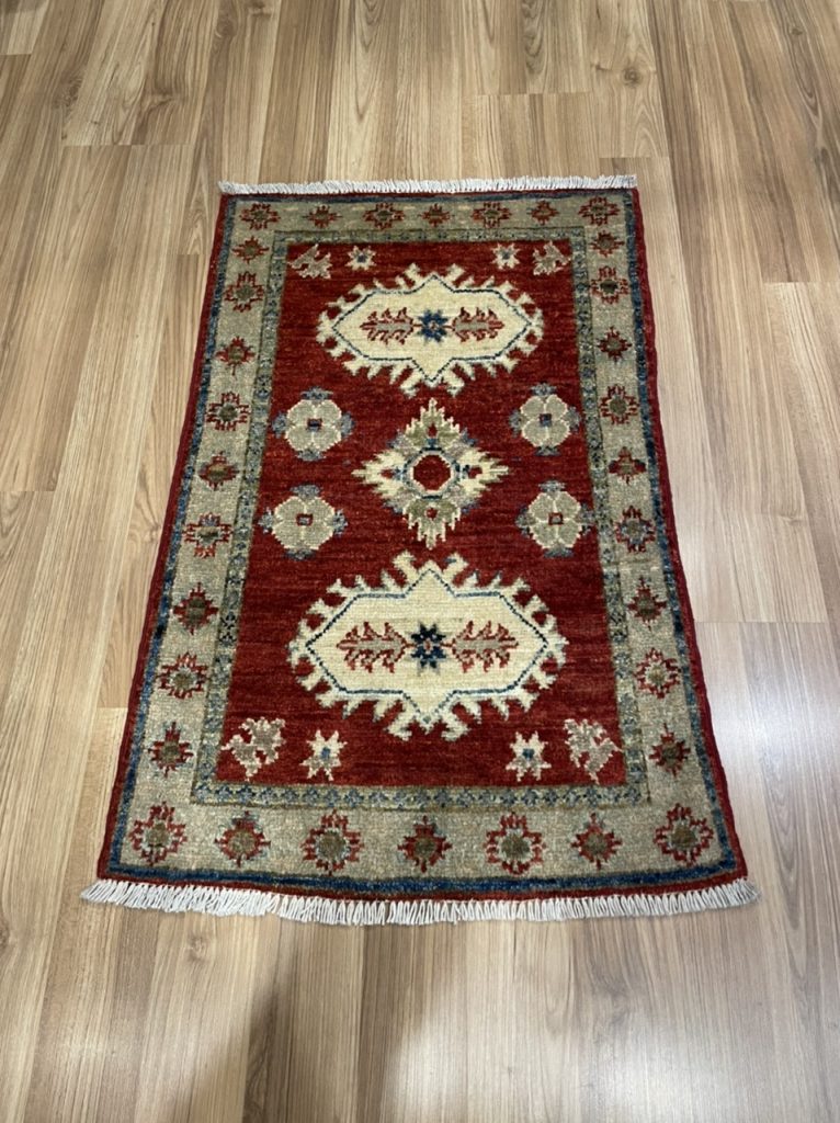 Super Fine Persian Chobi wool rug size 91 cm. X 58 cm.