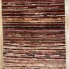 Persian Tribal Gabbeh Wool Stripe Small Rug size 78 cm. X 55 cm.