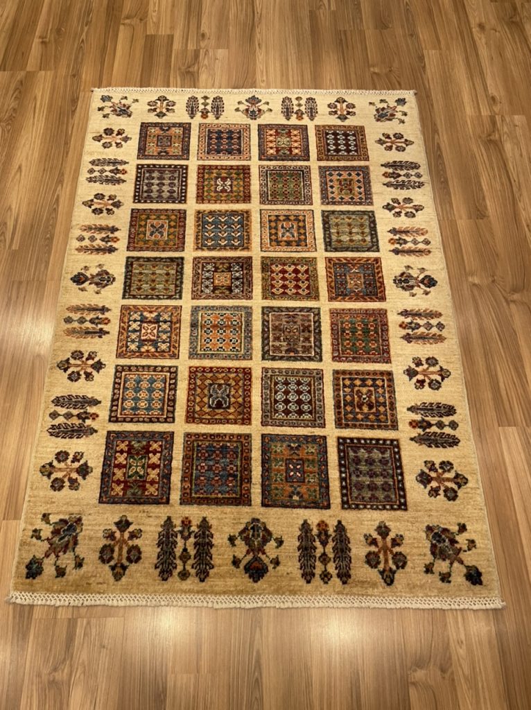 Premium Quality Persian Gabbeh Chobi wool rug size 149 cm. X 104 cm.