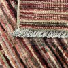 Persian Tribal Gabbeh Wool Stripe Small Rug size 78 cm. X 55 cm.