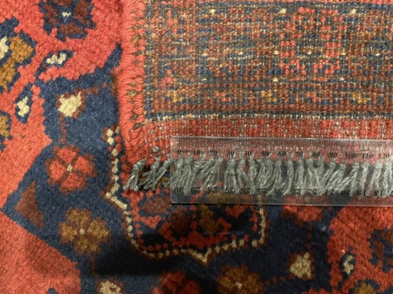 Persian Tribal Wool rug size: 97 cm. X 52 cm.