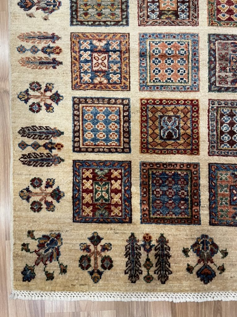 Premium Quality Persian Gabbeh Chobi wool rug size 149 cm. X 104 cm.