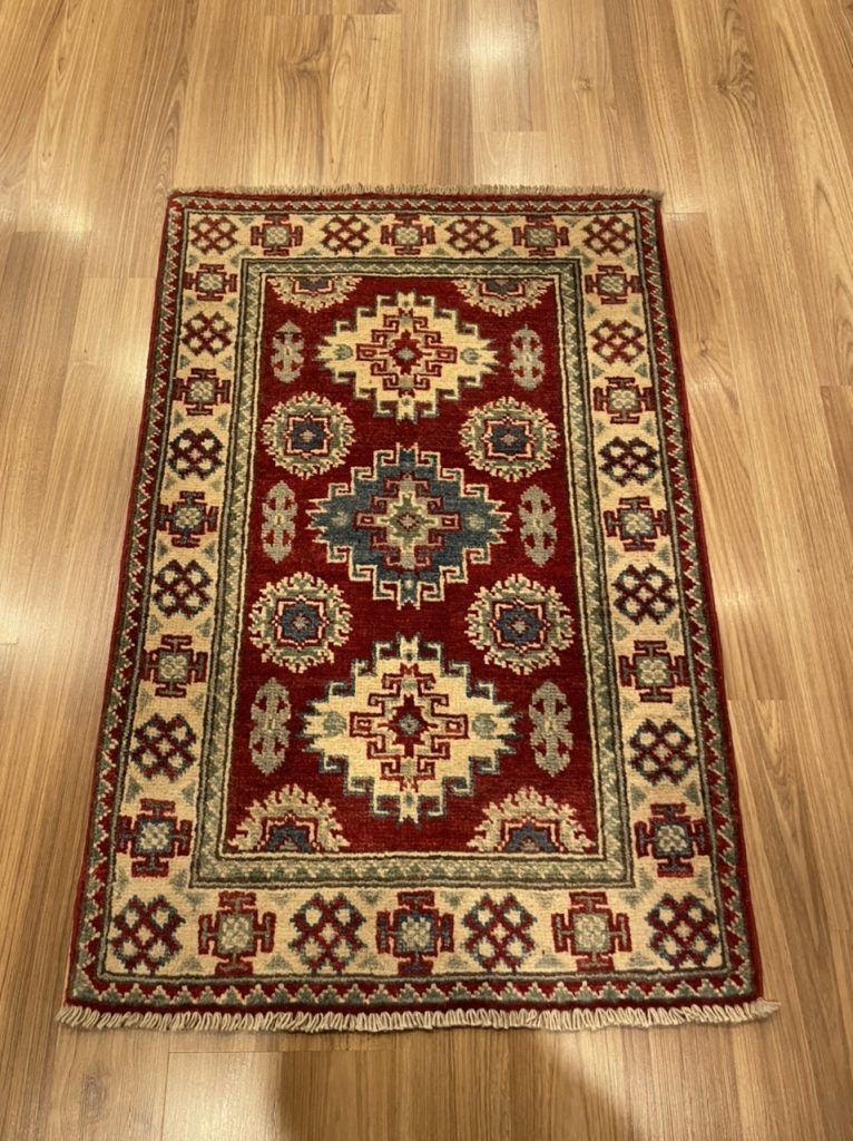 Super Fine Persian Chobi wool rug size 92 cm. X 61 cm.