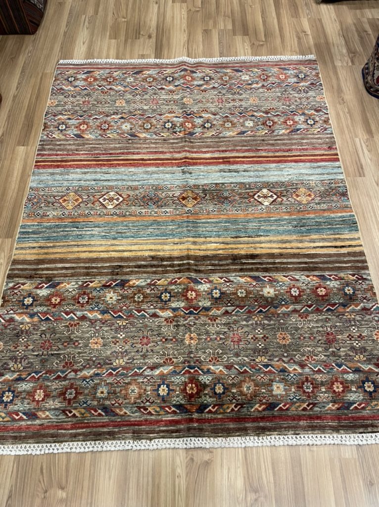 Premium Quality Persian Chobi wool rug size 198 cm. X 151 cm.