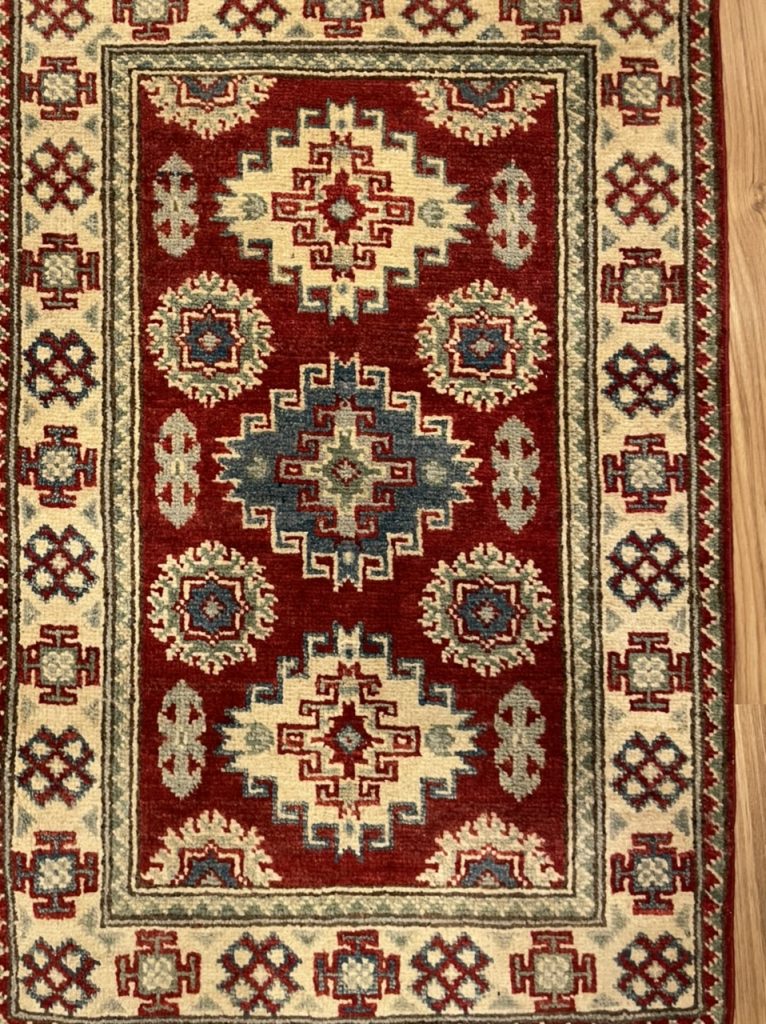 Super Fine Persian Chobi wool rug size 92 cm. X 61 cm.