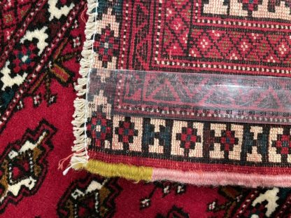 Persian Tribal Princess Bokhara Wool rug size: 129 cm. X 50 cm.