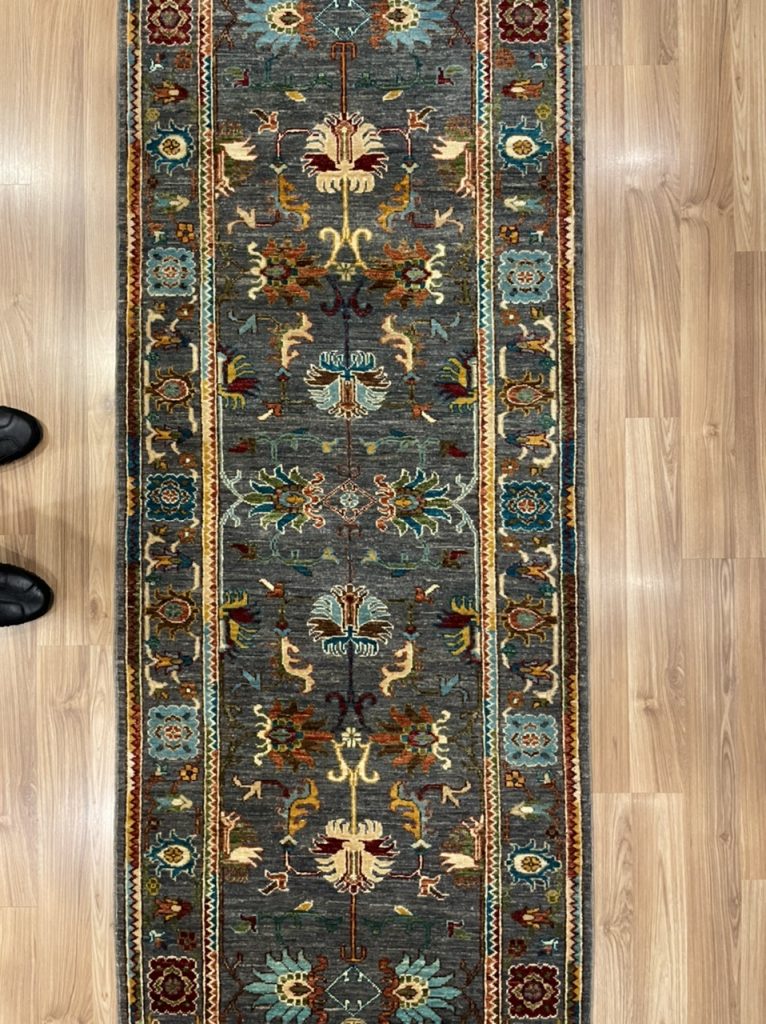 Super Fine Chobi wool runner Persian rug 249 cm. X 83 cm.