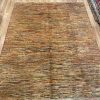 Very Fine Tribal Gabbeh Style Wool Stripe Persian Rug size 242 cm. X 191 cm.