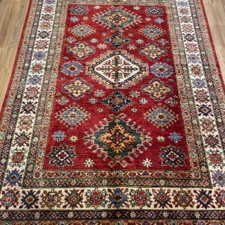 Premium Quality Persian Kazak large wool rug size 212 cm. X 158 cm.