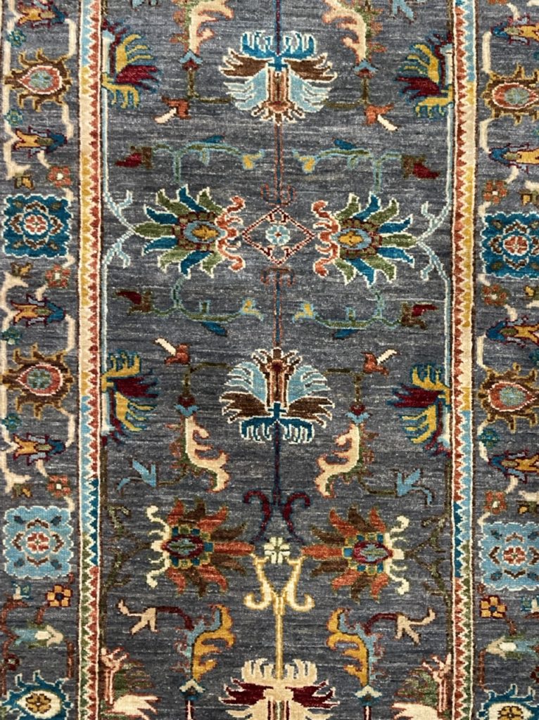 Super Fine Chobi wool runner Persian rug 249 cm. X 83 cm.