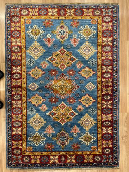 Premium quality Persian Kazak wool rug size 149 cm. X 105 cm.