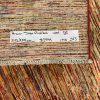 Very Fine Tribal Gabbeh Style Wool Stripe Persian Rug size 242 cm. X 191 cm.