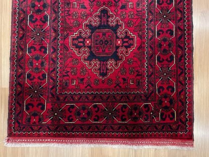 Persian rug sale - Adelaide Central Market -Premium Quality Persian Tribal wool red runner rug 290 cm. X 84 cm.