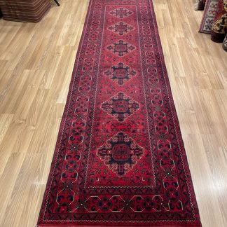 Persian rug sale - Adelaide Central Market -Premium Quality Persian Tribal wool red runner rug 290 cm. X 84 cm.