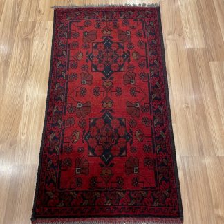 Adelaide Persian rug sale - Free Post -Persian Baloochi tribal small wool rug 105 cm. X 55 cm.