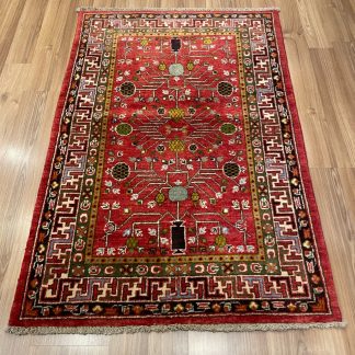 Persian rug sale - Adelaide Central Market - Very Fine Persian Chobi wool rug size 125 cm. X 84 cm.