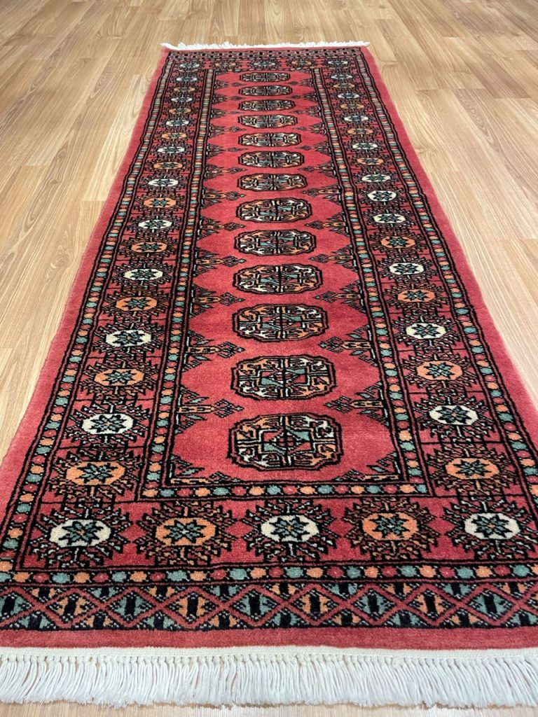 Persian rug sale - Adelaide Central Market - Premium Quality Persian Princess Bokhara 174 cm. X 64 cm. wool runner