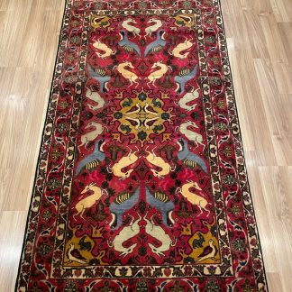 Persian rug sale - Adelaide Central Market - Premium quality Persian Vintage Baloochi wool rug size: 182 cm. X 98 cm.