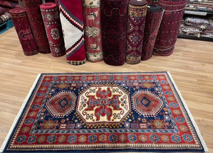 Persian Art Treasure - Persian rug sale - Adelaide Central market Plaza - Premium quality Persian Kazak wool rug size 146 cm. X 96 cm.