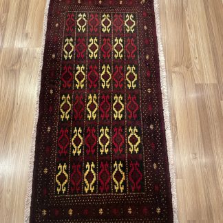 Persian rug sale - Adelaide Central Market - Premium quality Persian tribal small wool rug 108 cm. X 52 cm.