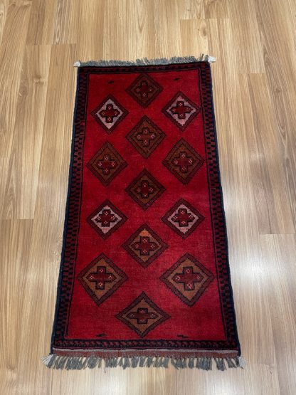 Persian rug sale - Adelaide Central Market -Persian tribal small wool rug 94 cm. X 47 cm.