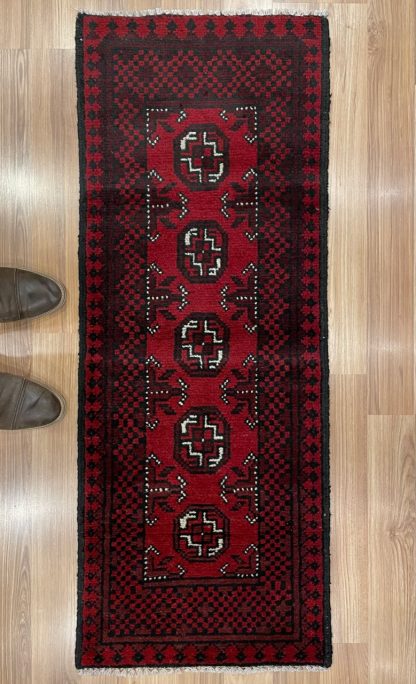 Persian rug sale - Adelaide Central Market - Online and In-store - Free Post - 130 cm. X 50 cm. Persian Princess Bokhara wool runner