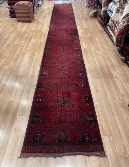 Persian rug sale - Adelaide Central Market Plaza - Extra Fine Tribal Baloochi 612 cm. X 79 cm . wool long red runner