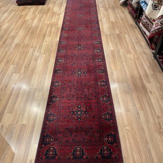 Persian Art Treasure- Persian rug sale - Adelaide Central Market - Premium quality Persian Tribal Baloochi 599 cm. X 80 cm . wool long red runner